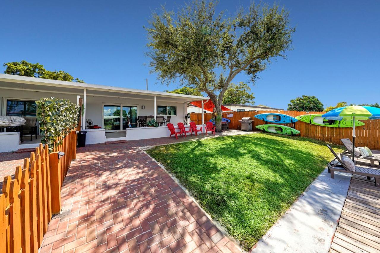 Waterfront Fll&Beaches, Bbq, Kayaks, Canoe Dania Beach Exterior foto